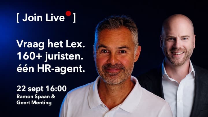 Geert Menting en Ramon Spaan, live in Vraag het aan LEX.